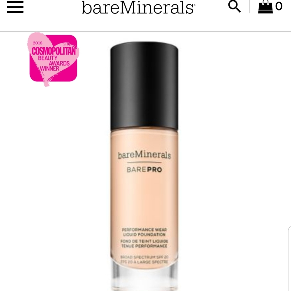 Bareminerals Barepro liquid foundation